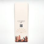 Bookmark with desert cactus landscape on a cream background