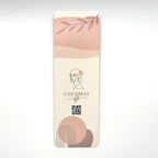 Bookmark with greenery and abstract illustrations