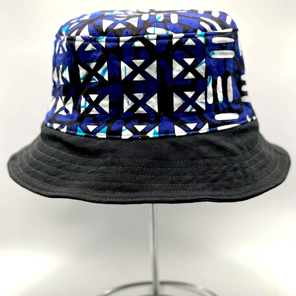 Blue And Black Bucket Hat