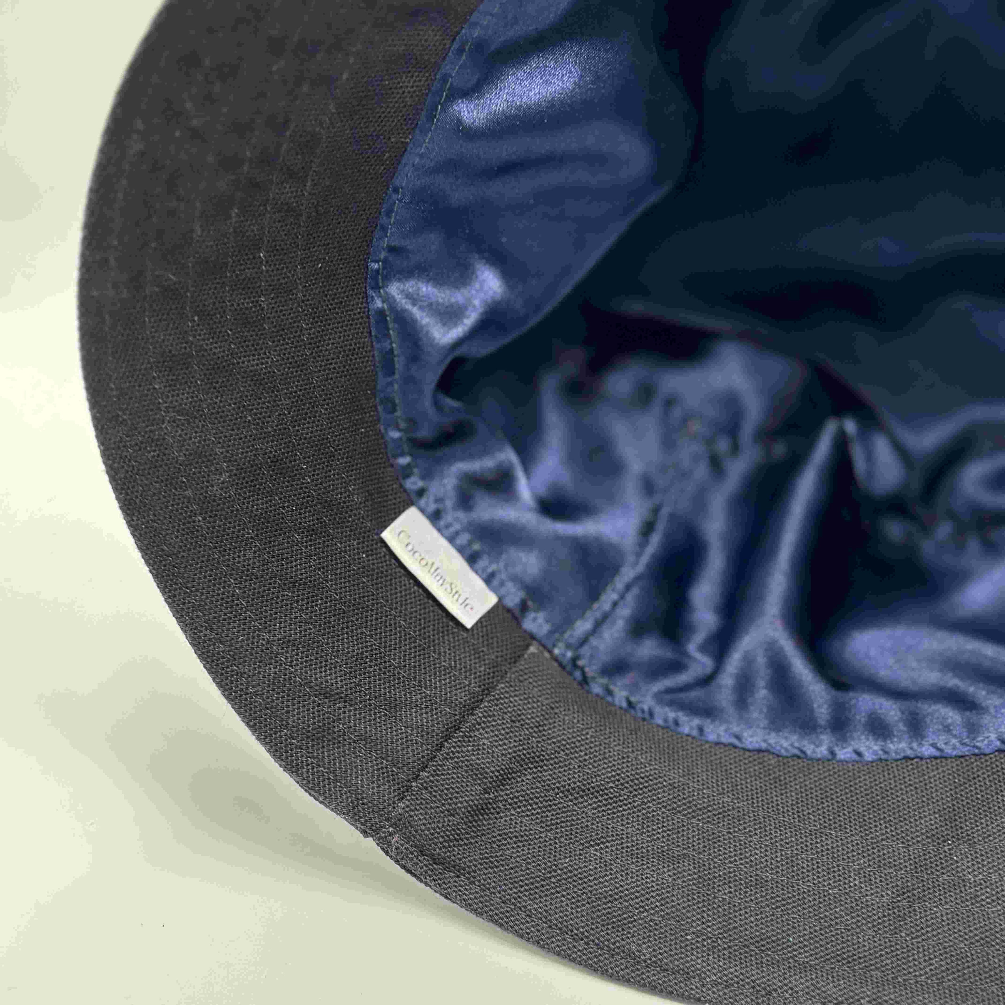 Blue And Black Bucket Hat