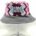 Burgundy Blue Bucket Hat