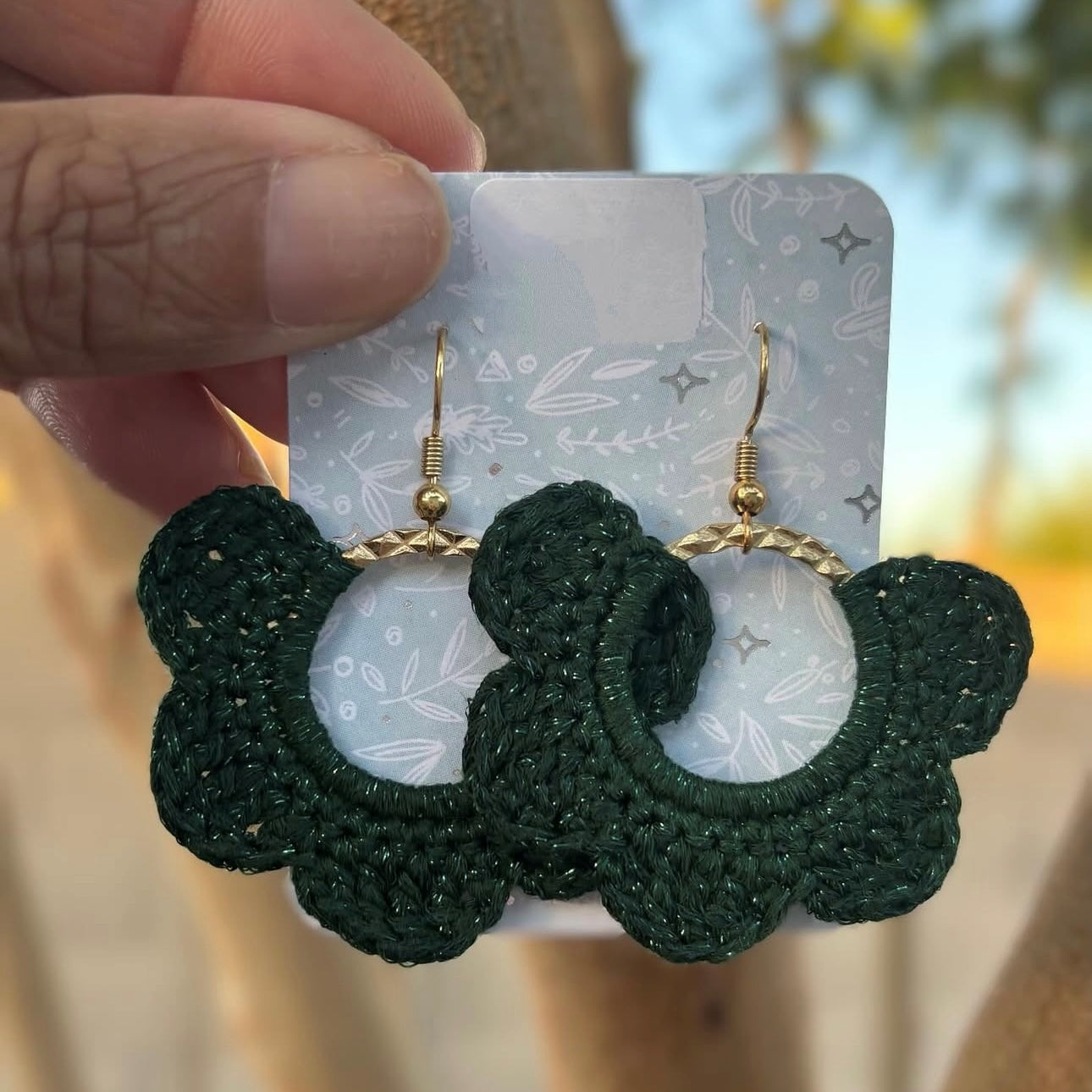 Scalloped Edge Earrings