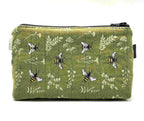 Bee Green Triangle Pouch