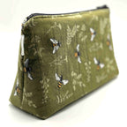 Bee Green Triangle Pouch