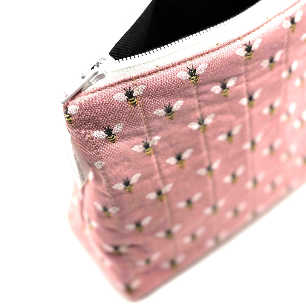 Blush And Bees Triangle Pouch
